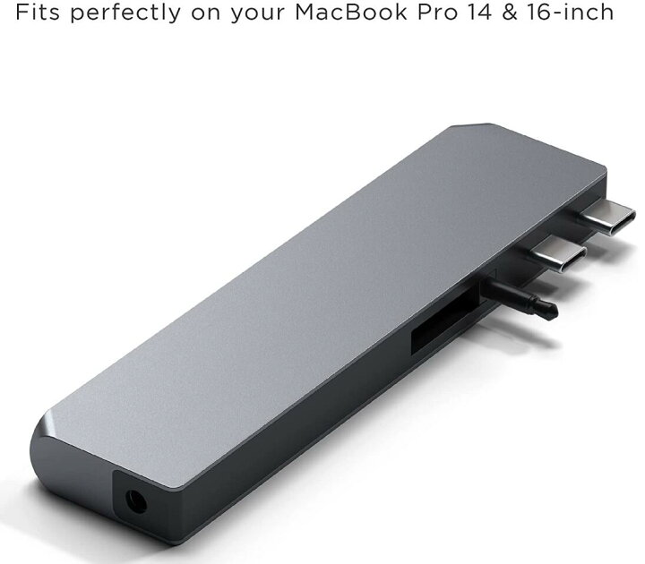 楽天市場】Satechi USB-C Proハブ Max 8in2 (スペースグレイ) USB4 USB 