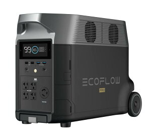 EcoFlow DELTA Pro (f^v) |[^ud 7{̒ _S`ECIdr [dTCN3500ȏ 3,600Wh e X-Stream}[d 3.1ԃt[d o3000W (T[W6000W) X-Boost@\
