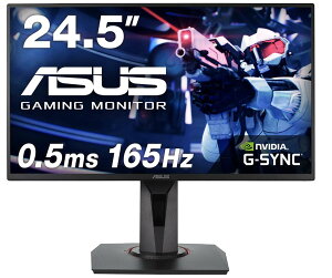 ASUS Q[~Oj^[ 165Hz 24.5C` j^[ TN FHD 0.5ms HDMI1.4 DisplayPort1.2 DVI-D Xs[J[ VG258QR-J
