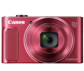外箱難あり 動作確認済 新品同様 Canon コンパクトデジタルカメラ PowerShot SX620 HS レッド 光学25倍ズーム/Wi-Fi対応 PSSX620HSRE