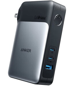 Anker 733 Power Bank (GaNPrime PowerCore 65W) (10000mAh 30Wo̓oCobe[ 65WoUSB[d)yƎZpAnker GaNPrime̗p/USB Power DeliveryΉ/PSEZpK/USB-C͑Ή / 65WóziPhone MacBook Andro