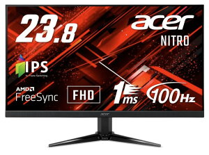 {GCT[ Acer Q[~Oj^[ Nitro QG241YEbmiix 23.8C` IPS  tHD 100Hz 1ms(VRB) HDMI ~jD-Sub15 VESA}EgΉ Xs[J[ wbhz[q AMD FreeSync