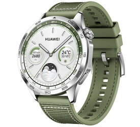HUAWEI WATCH GT 4 46mm ゴルフナビ搭載 スマートウォッチ コース攻略 練習モード 最長14日間持続ロングバッテリー GNSS測位(GPS) カロリー管理 睡眠中呼吸乱れ検知 24時間健康管理 100種類以上の専門的ワークアウトコーチ iOS/Android対応 グリーン