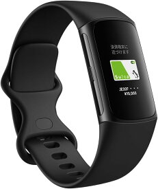 【Suica対応】Fitbit Charge 6 トラッカー オブシディアン／ブラック スマートウォッチ/防水/iPhone対応/アンドロイド対応/最大7日間のバッテリー/GPS搭載/心拍計/睡眠スコア [日本正規品]