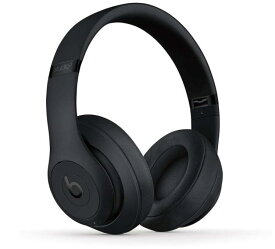 新品 Beats Studio3 Wireless ワイヤレスノイズキャンセリングヘッドホン -Apple W1ヘッドフォンチップ、Class 1 Bluetooth、アクティブノイズキャンセリング機能、最長22時間の再生時間 - マットブラック 日本正規代理店品