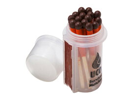 UCO（ユーコ）「サバイバルマッチ」 防風 耐水 ケース付き アウトドア 登山 キャンプ サバイバル ブッシュクラフト