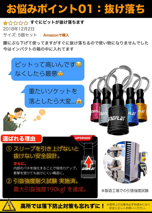楽天市場】ビットホルダー カラビナ付 インパクト ソケット ドライバー カラフル5色5本セット ビット ドリルを腰袋につけて携帯!先端工具の整理整頓に。DIYからプロの方まで。 : OneFlat Home&Tools 楽天市場】ビットホルダー カラビナ付 インパクト ソケット ドライバー カラフル5色5本セット ビット ドリルを腰袋につけて携帯!先端工具の整理整頓に。DIYからプロの方まで。 : OneFlat Home&Tools