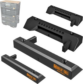【新発売！ 】4個入　タフビルト スタックテック専用　ブラケットマウント　ツールボックス　固定用ホルダー　好きなところに取り付けできる　ABS樹脂押出成形　高強度　高耐久