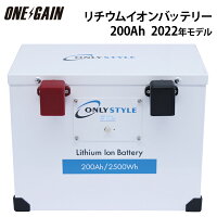 【楽天市場】オンリースタイル リン酸鉄リチウムイオンバッテリー 12v 2500Wh(200Ah)BMS バッテリーセーバー 内蔵 直列接続 ...
