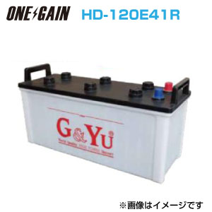 【楽天市場】G&Yuバッテリー HD-120E41R 80Ah 5時間率容量