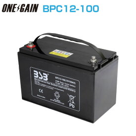 G&Yu BPC12-100 完全密閉型 AGM ディープサイクルバッテリー100Ah 10時間率容量 サブバッテリー キャンピングカー 車中泊 非常用電源