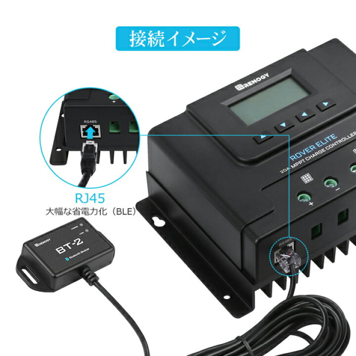 楽天市場】RENOGY Bluetooth 通信モジュール RVR/WNDシリーズ対応  