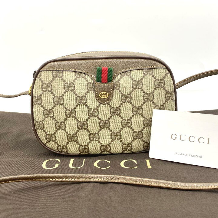 楽天市場】美品 GUCCI グッチ オールドグッチ ショルダーバッグ GG 