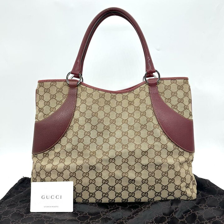 楽天市場】GUCCI グッチ トートバッグ GG キャンバス レザー A4サイズ 