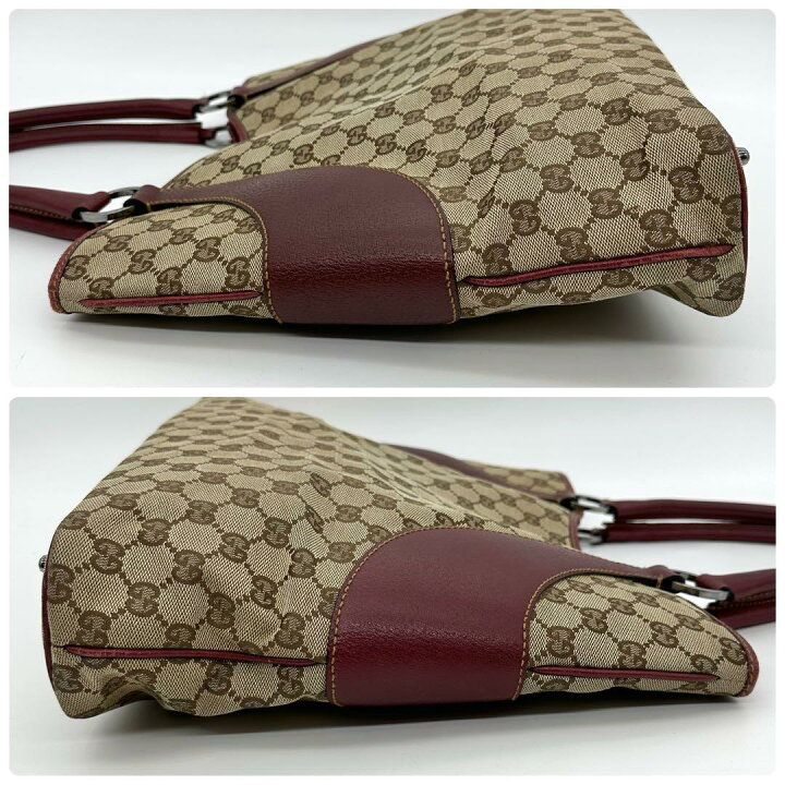 楽天市場】GUCCI グッチ トートバッグ GG キャンバス レザー A4サイズ 