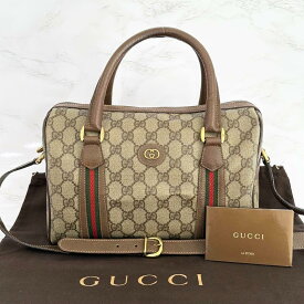 グッチ GUCCI ボストンバッグ 2way シェリーライン GG柄