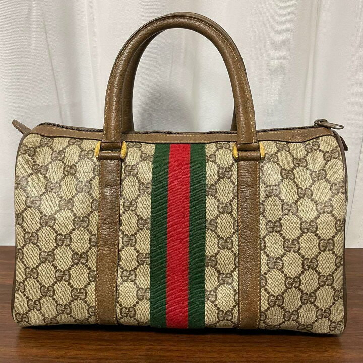 楽天市場】グッチ GUCCI オールドグッチ ボストンバッグ シェリー 
