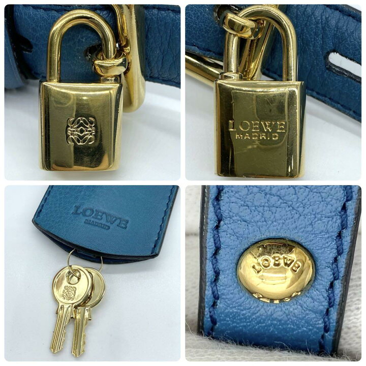 楽天市場】LOEWE ロエベ ショルダーバッグ ヘリテージ スカイブルー 
