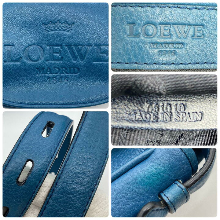 楽天市場】LOEWE ロエベ ショルダーバッグ ヘリテージ スカイブルー 