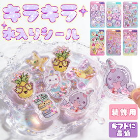 キラキラ シャカシャカ 水入りシール ウォーターシール ぷくぷく 3D シール おしりシール 立体 肉球 シール ぷにぷに スマホ ウォーター in シール デコ ステッカー キャラクター 福袋 2026 正規品 キラキラ ぷっくり シール 帳 手帳 飾り パーツ セット 子供 男の子 ギフト