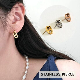 サージカルステンレス サージカルステンレスアクセサリー シャンダルデザイン 揺れるピアス 金属アレルギー対応ピアス 男女兼用 金アレ対応 ニッケルフリー ゴールド シルバー ローズ 人気 オフィス 送料無料 P031