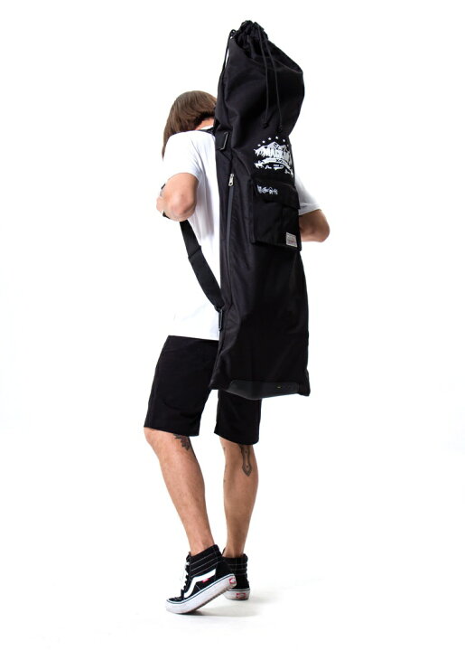 long board bag ロングスケードボード バッグ ロングスケードボード ケース スラッシャー ボードケース おしゃれ かっこいい 大きいサイズ スケボー スケボーケース 持ち運び ショルダーバッグ ブランド 黒 スケーボー バッグ おしゃれ ナイロン 防水 厚手 ... TAKU-SHO ロング スケートボード スケボー バッグ 120cm 大きいサイズ 袋 ロングボード 防水 ショルダー 紐