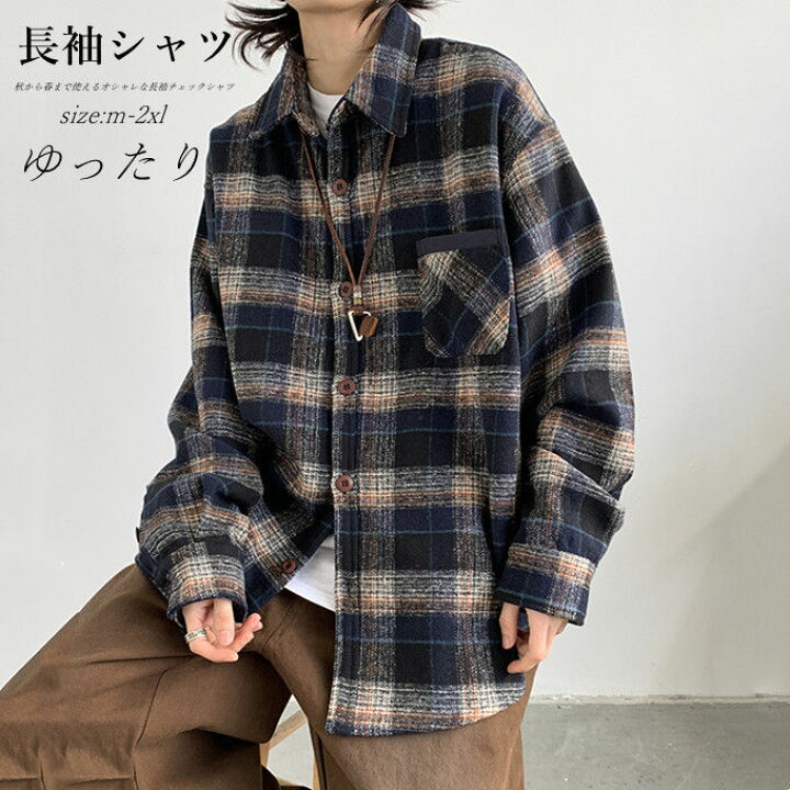 楽天市場】チェックシャツ メンズ カジュアルシャツ シャツジャケット  