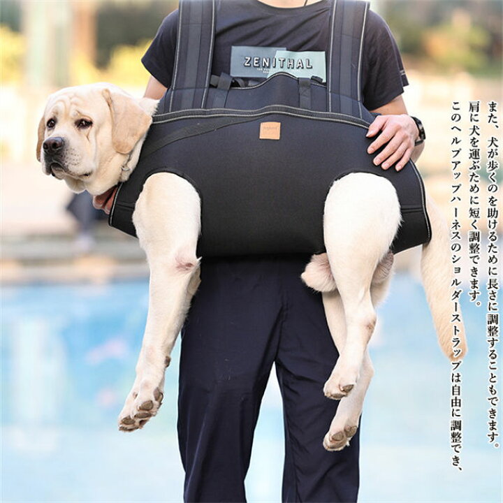 楽天市場】犬用 多機能リュックバッグ ハーネス 犬ベストハーネス ドライブベストハーネス ペット用 介護用品 介護 老犬 トイレの補助 リハビリ 障害  サポート リード 散歩 術後用 登山 歩行補助ハーネス リフトハーネス 中型/大型犬 : onemaxファッション 犬用ハーネス 中型犬用 プルなし サービス ドッグベスト ハンドル&amp;フック付き 調節可能な犬用バックパック サイドポケット付
