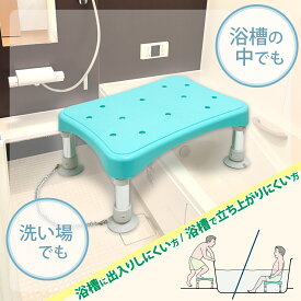 【全品P3倍! 4/15まで】【最大1年保証!】 浴槽台 浴槽ステップチェア お風呂用 踏み台＆チェア 2WAY 高さ調整可能 滑り止め付き 軽量設計 介護・リハビリ・半身浴・入浴補助に OBS-3