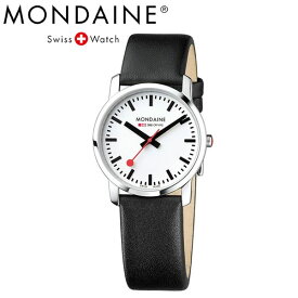 【10%OFFクーポン 6/5 0:00～6/11 1:59】MONDAINE モンディーン Simply Elegant メンズ クォーツ 腕時計 ホワイト A400-30351-12SBB