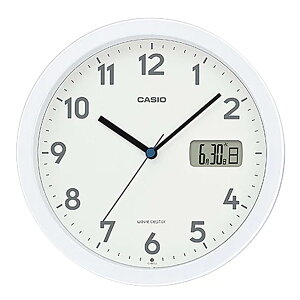 【エントリーでポイント10倍&10%OFFクーポン配布中 10/24〜10/27】 CASIO カシオクロック パールホワイト 掛時計 IC-860J-7JF