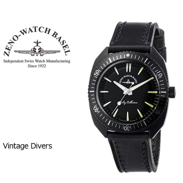 楽天市場】【ZENO WATCH】ゼノウォッチ ダイバーズ Vintage divers 