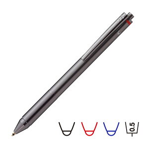 ロットリング フォーインワン マルチペン グラファイト シャーペン 0.5mm ブラック レッド ブルーペン 3色ボールペン1904455(502700F)