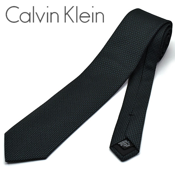 送料無料 Calvan Klein カルバンクライン ネクタイ 新商品 CK-7933825001 ドット柄 ブラック メンズ 価格 交渉