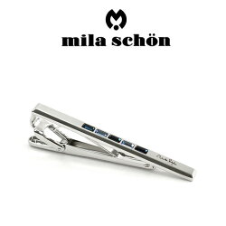 【milaschon】ミラショーンネクタイピン専用ボックス付きスワロフスキーMST8333
