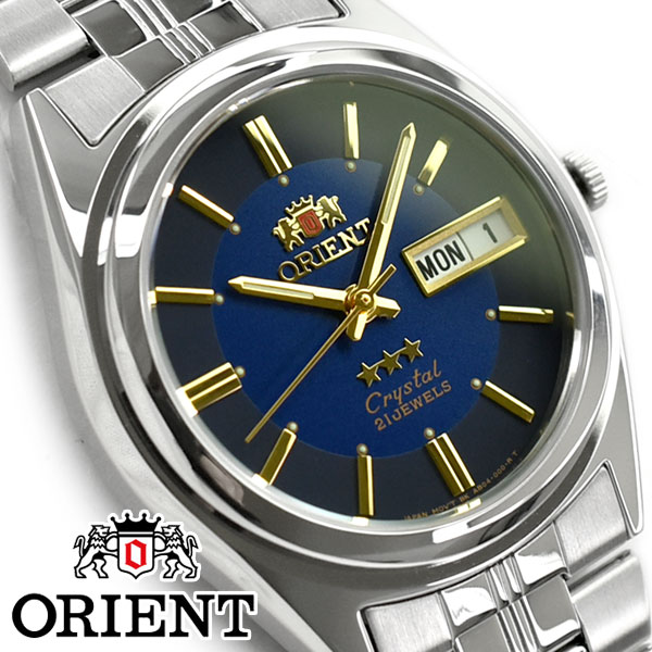 【逆輸入 ORIENT 3 Star】オリエント スリースター 自動巻き機械式 メンズ 腕時計 ネイビーダイアル ステンレスベルト  FAB04002J9 | 1MORE（ワンモア）