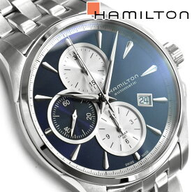 【Hamilton】ハミルトン ジャズマスター オートクロノ 自動巻き手巻き付き クロノグラフ メンズ腕時計 ブルーダイアル ステンレスベルト H32596141