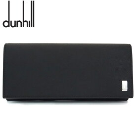 【10%OFFクーポン 6/5 0:00～6/11 1:59】ダンヒル プレーン 長財布 メンズ ブランド ブラック DUNHILL 正規品 22R2P12PS001R