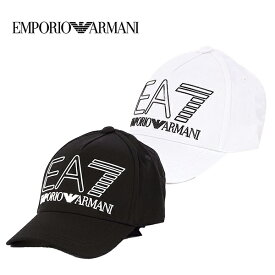 【10%OFFクーポン 4/18 0:00～4/21 9:59】エンポリオアルマーニ EA7 キャップ 帽子 メンズ ホワイト Emporio Armani 正規品