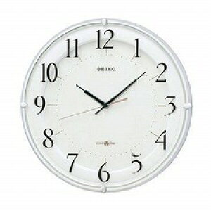 【エントリーでポイント10倍&10%OFFクーポン配布中 10/24〜10/27】 【SEIKO CLOCK】セイコークロック製セイコー SEIKO 衛星電波クロック 掛け時計 GP216W ホワイト