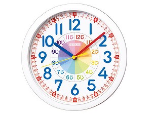 セイコー SEIKO 掛時 知育 時計 CLOCK 掛け時計 KX617W 知育時計 人気商品ランキング 98%OFF