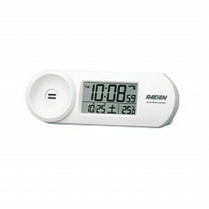 【エントリーでポイント10倍&10%OFFクーポン配布中 10/24〜10/27】 【SEIKO CLOCK】セイコークロック製セイコー SEIKO クロック デジタル電波目ざまし時計 NR532W ホワイト