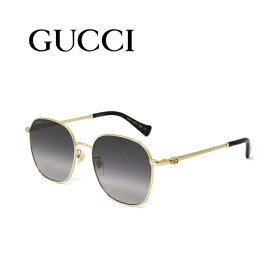 【10%OFFクーポン 6/1 0:00～6/2 9:59】グッチ サングラス GUCCI 正規品 アジアンフィット UVカット 紫外線カット メンズ レディース ユニセックス GG1142SA-001