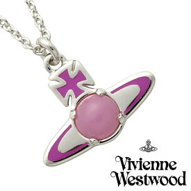 Vivienne Westwood ヴィヴィアンウエストウッド レディース シルバー×ピンク ネックレス オーブ 王冠 BP547-22