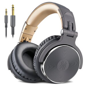 OneOdio Pro 10 �I�[�o�[�C���[ �w�b�h�z�� �L�� �ቹ �w�b�h�t�H�� 50mm �h���C�o�[ 6.35 & 3.5mm �W���b�N DJ ���j�^�[ �w�b�h�z�� ���R�[�f�B���O �~�L�V���O �X�^�W�I���j�^�����O �M�^�[ �|�b�h�L