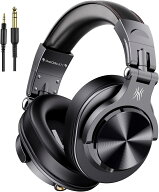 Oneodio A71 ヘッドホン 有線 3.5mm マイク付き モニターヘッドホン ハイレゾ対応 DJ用ヘッドホン 二穴接…