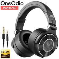 OneOdio Monitor60 高解像度 ヘッドホン 有線 マイク付き ハイレゾ Hi-res ヘッドセット モニターヘッド…
