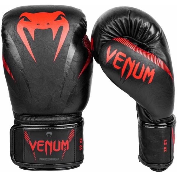 ヴェヌム Impact Boxing Gloves Black Red 10oz 超目玉 インパクト レビューを書けば送料当店負担 ヴェナム Venum レッド 海外正規品 グローブ ボクシング