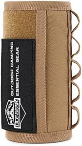 ガス缶カバー CB缶カバー ガスシリンダー保護スリーブ ポリエステル 燃料シリンダースリーブ 衝突防止 ミニ収納バッグ おしゃれ キャンプ アウトドア サンドベージュ