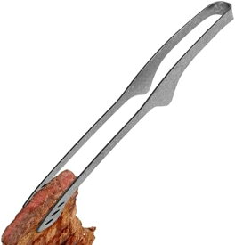 バーベキュー トング チタントング 23.5cm 超ロング チタン製 錆びにくい 耐熱性 焚き火 炭用 キャンプアウトドア BBQ